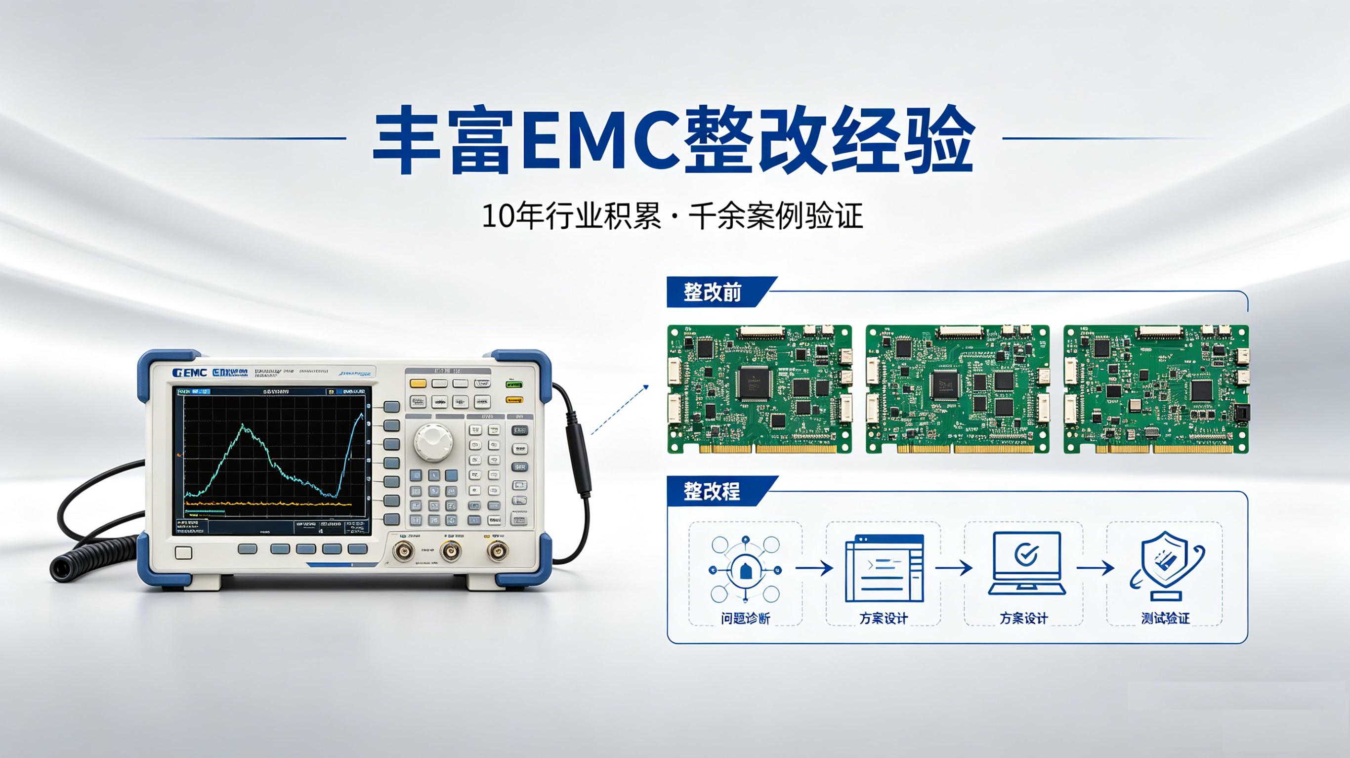 丰富EMC整改经验